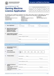 Microsoft Word - Gaming Machine Licence App.doc