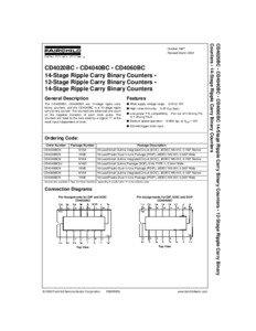 Revised March[removed]CD4020BC • CD4040BC • CD4060BC