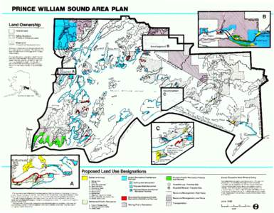 PRINCE WILLIAM SOUND AREA PLAN Land Ownership Federal Land Native, Municipal, Private or University Land