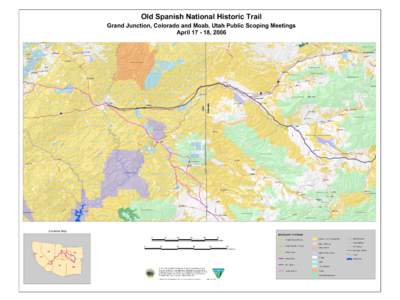 Geography of Colorado / Western United States / Colorado / Gunnison National Forest / Uncompahgre National Forest / Grand Mesa National Forest / Utah / La Sal National Forest / Old Spanish Trail / Cedaredge /  Colorado