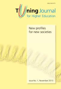 ISSN[removed]Journal for Higher Education  New profiles