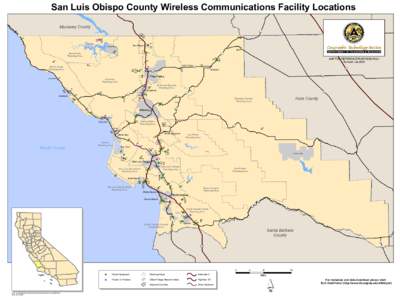 San Luis Obispo County Wireless Communications Facility Locations Monterey County 1 157