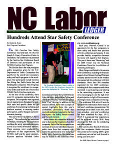 NC Labor LEDGER November/December[removed]Hundreds Attend Star Safety Conference