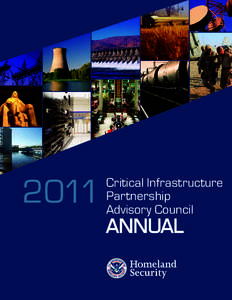 2011  Critical Infrastructure Partnership Advisory Council