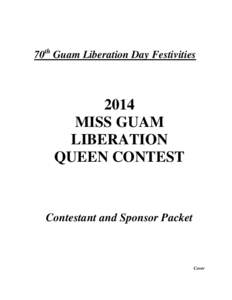 70th Guam Liberation Day Festivities[removed]MISS GUAM LIBERATION QUEEN CONTEST