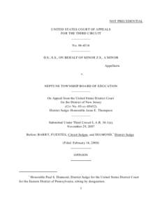 NOT PRECEDENTIAL UNITED STATES COURT OF APPEALS FOR THE THIRD CIRCUIT ___________ No[removed]___________