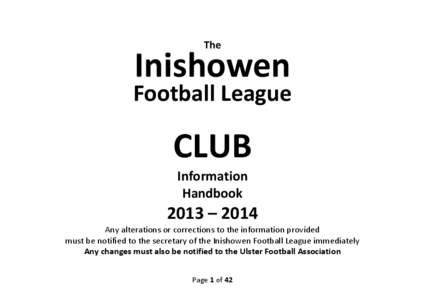 The  Inishowen Football League