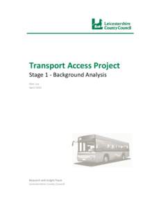 Microsoft Word - Transport Access Study - Stage 1 Draft