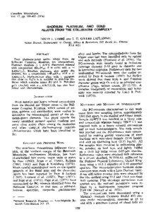 Canadian Mineralogist Vol. 12, pp[removed])