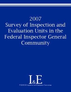 Daniel R. Levinson / United States federal executive departments / United States Department of Housing and Urban Development / United States Department of Health and Human Services / Peace Corps / Office of the Inspector General of the Department of State / Office of the Inspector General /  U.S. Department of Defense / Inspectors general / Government / Inspector General
