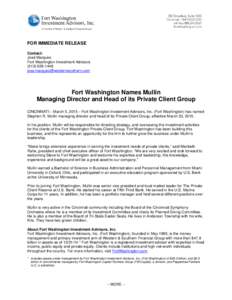 Microsoft WordFort Washington Names Mullin Head of Private Client Group.docx