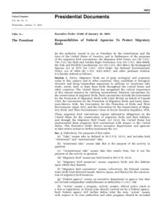 United States / Bird conservation / Migratory Bird Treaty Act / Migratory Bird Treaty / Fish and Wildlife Coordination Act / Endangered Species Act / Bird migration / Title 16 of the United States Code / United States Fish and Wildlife Service / Conservation in the United States / Environment of the United States / Environment