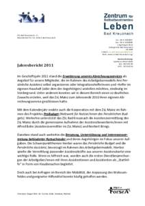 Microsoft Word - Jahresbericht 2011.doc