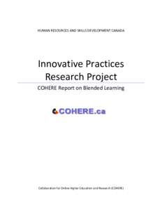 Innovative Practices Research Project