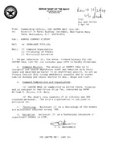 DEPARTMENT OF THE NAVY USS CARTER HALL (LSD 501 FW AE[removed]Ser LSD[removed]