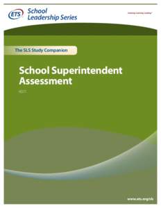 The SLS Study Companion  School Superintendent Assessment 6021