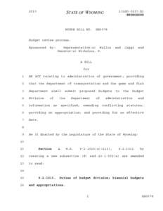 United States budget process / Government of Oklahoma / Governor of Oklahoma / Article One of the Constitution of Georgia