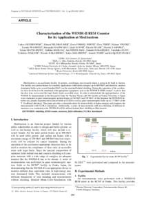 Progress in NUCLEAR SCIENCE and TECHNOLOGY, Vol. 2, ppARTICLE Characterization of the WENDI-II REM Counter for its Application at MedAustron