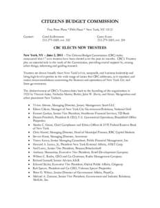 Rockefeller Center / Citizens Budget Commission / Tishman Speyer