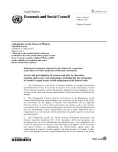 Poverty / Gender studies / Social philosophy / United Nations Development Group / Gender equality / Convention on the Rights of Persons with Disabilities / Gender mainstreaming / Gender / UN Women / United Nations / Feminism / Sociology