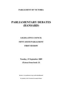 Members of the Victorian Legislative Council /  2010–2014 / John Lenders / Victoria / Members of the Victorian Legislative Council /  2006–2010