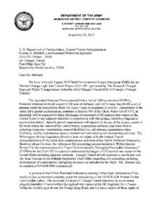 United States Department of the Interior OFFICE OF THE SECRETARY Office of Environmental Policy and Compliance Richard B. Russell Federal Building 75 Ted Turner Drive, S.W., Suite 1144 Atlanta, Georgia 30303