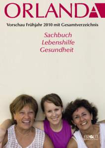 Vorschau Frühjahr 2010 mit Gesamtverzeichnis  Sachbuch Lebenshilfe Gesundheit