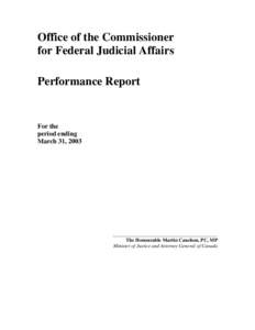 Office of the Commissioner for Federal Judicial Affairs