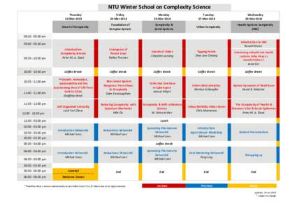 4. Winter School ProgrammeJan 18).xlsx