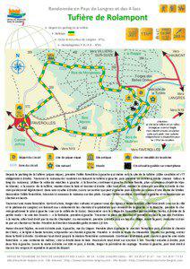 Randonnée en Pays de Langres et des 4 lacs   Tufière de Rolampont 