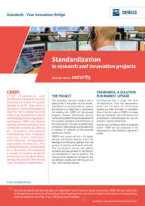 © Viappy _Shutterstock  Standards - Your Innovation Bridge Standardization