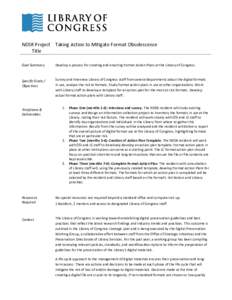 Microsoft Word - LC Taking Action to Mitigate Format Obsolescence.doc
