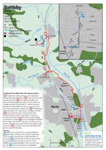 Battleby Directions map with cycle route with inset - 1 September 2015 copy