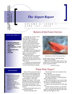 THE LEWISTON-NEZ PERCE COUNTY REGIONAL AIRPORT AUTHORITY The Airport Report V O L U M E