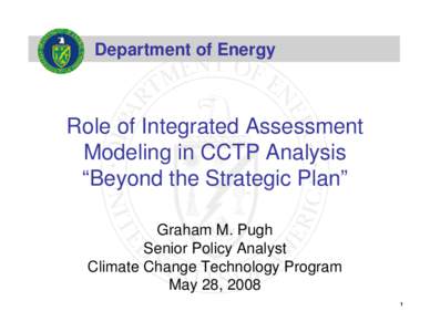 Conclusions from RD&D Technology Analysis