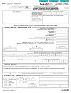 Clear Data  T4A-NR Guide Protected B / Protégé B