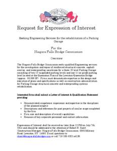 Request for Expression of Interest