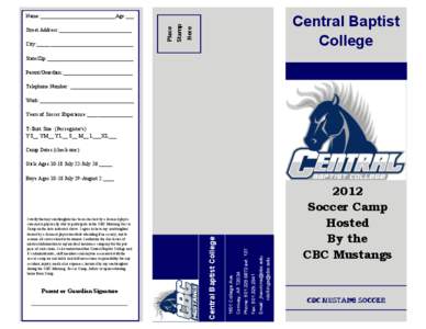 Christian Brothers College High School / Central Baptist College / Humanities / North Central Association of Colleges and Schools / National Christian College Athletic Association / Sports