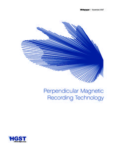Whitepaper | November[removed]Perpendicular Magnetic Recording Technology  Perpendicular Magnetic Recording Technology / Table of Contents