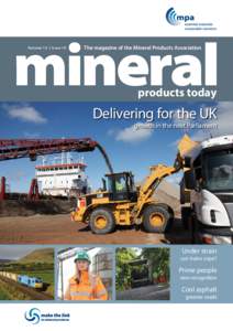 mineral Autumn 14 Issue 10  The magazine of the Mineral Products Association