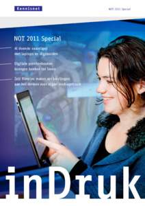 NOT 2011 Special  NOT 2011 Special Al doende vaardiger met laptops en digiborden Digitale prentenboeken