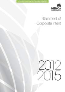 Statement of Corporate Intent[removed]