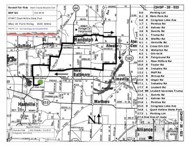 QHSPRandolf Fair Ride Stark County Bicycle Club MAP