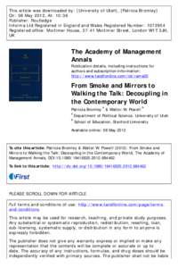 This article was downloaded by: [University of Utah], [Patricia Bromley] On: 08 May 2012, At: 10:36 Publisher: Routledge Informa Ltd Registered in England and Wales Registered Number: [removed]Registered office: Mortimer 