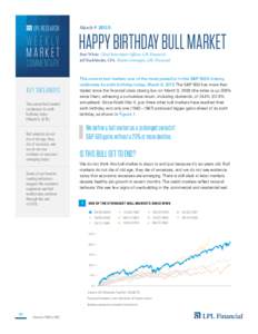 LPL RESEARCH  WEEK LY MARKET COMMENTARY