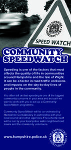 [removed]SpeedWatch DL leaflet