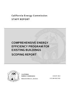 Comprehensive Energy Efficiency Program For Existing Buildings Scoping Report
