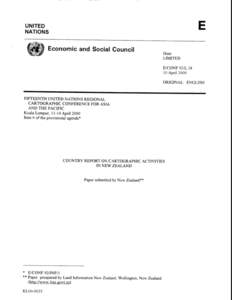 UNITED NATIONS Economic and Social Council  Distr.