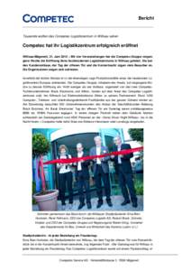 Bericht  Tausende wollten das Competec-Logistikzentrum in Willisau sehen
