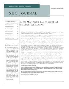 So u th e a s t C h a p te r Jo u r n al S e p t e m b e r —O c t o b e r , [removed]SEC JOURNAL INSIDE THIS ISSUE: Brett Lund Takes Over